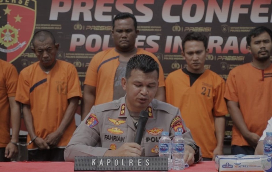 Polisi di Inhu Dor Pelaku Sindikat Curanmor Hingga Pemalsu STNK