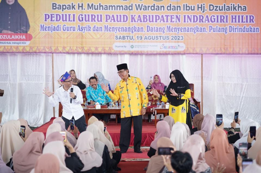 Tingkatkan Kualitas Mengajar, Bupati Inhil Datangkan Motivator Kondang