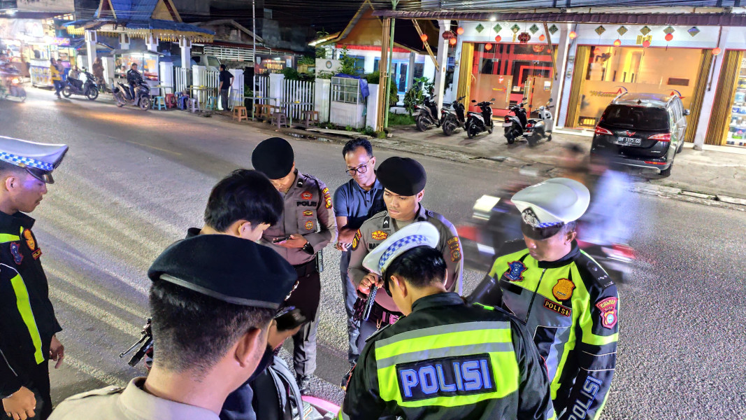 Polres Inhil Giat Patroli KRYD di Beberapa Objek Vital