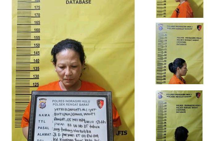 Gara-gara Bawa Sabu, Emak-Emak di Rengat Penumpang Truk Diringkus Polisi