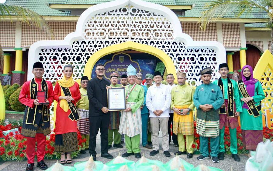 Pemkab Inhil Raih Rekor Dunia Even Gema Muharram 1445 Hijriyah Tahun 2023