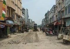 Arahan Bupati, Dinas PUPR Inhil Perbaiki Jalan Kota Baru