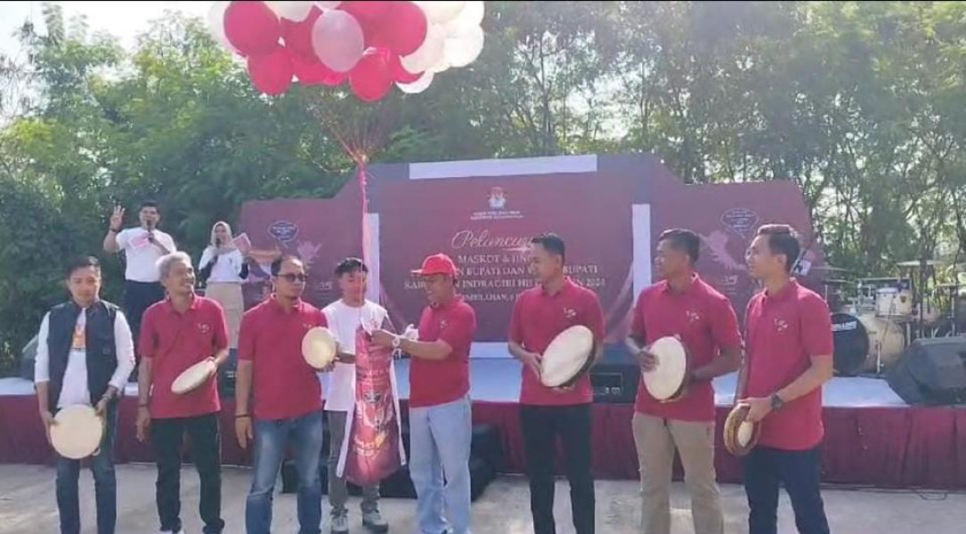Sambut Pilkada Serentak 2024, KPU Inhil Luncurkan Jingle dan Maskot