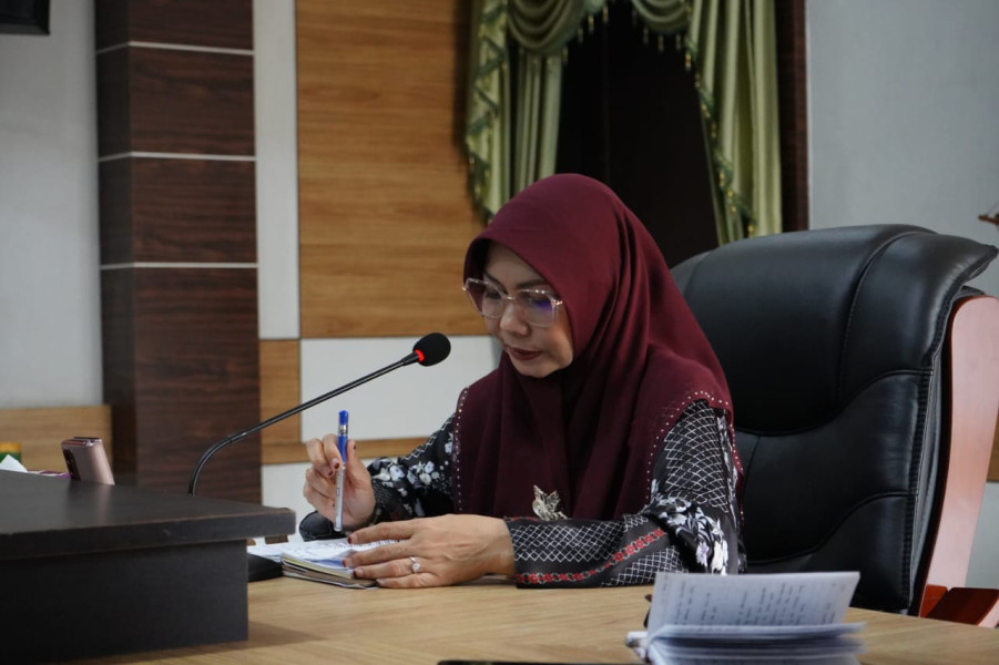 Ketua TP-PKK Inhil Katerina Susanti Gelar Rapat Perdana, Ini yang Dibahas