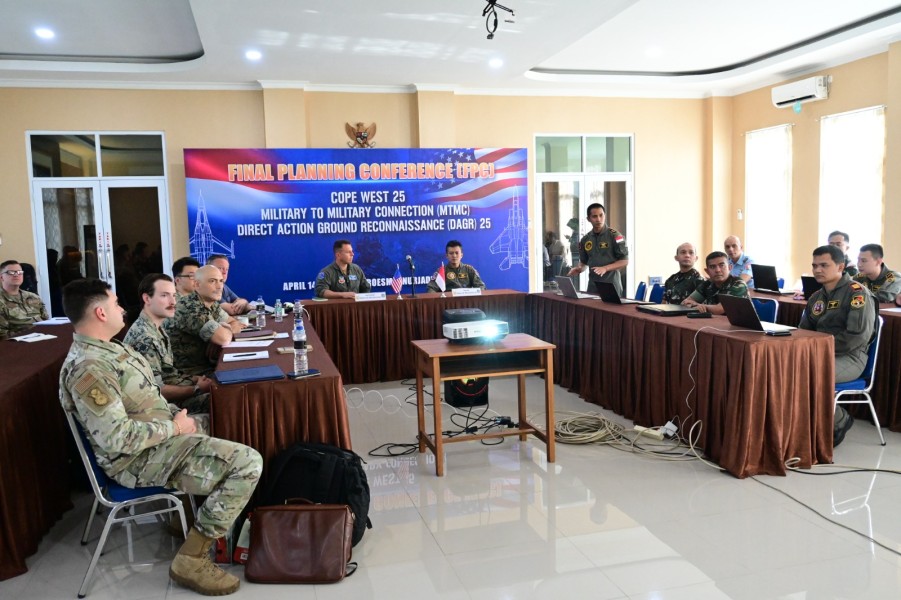 Matangkan Latihan Gabungan, TNI AU dan USAF Gelar FPC Cope West 25 di Pekanbaru