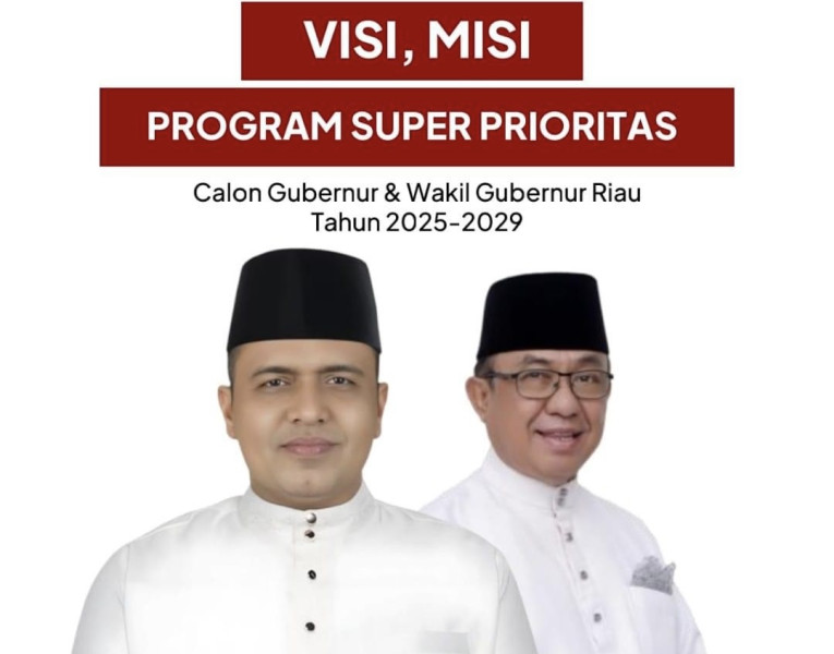 Visi Misi Paslon HM Nasir-HM Wardan Menuju Riau Emas