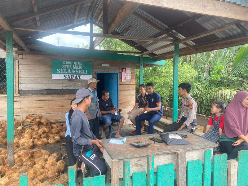 Cooling System, Personil Polsek Kuindra Gencar Berikan Himbauan Kamtibmas