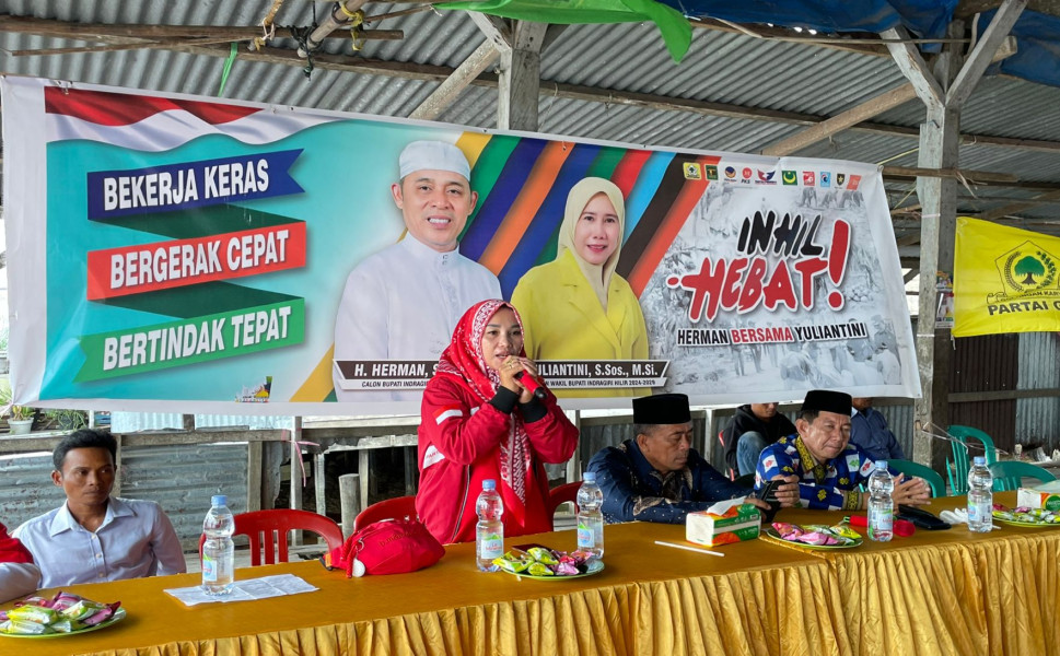 Ketua PSI Inhil Targetkan Haji Herman-Yuliantini Menang di Wilayah Kateman