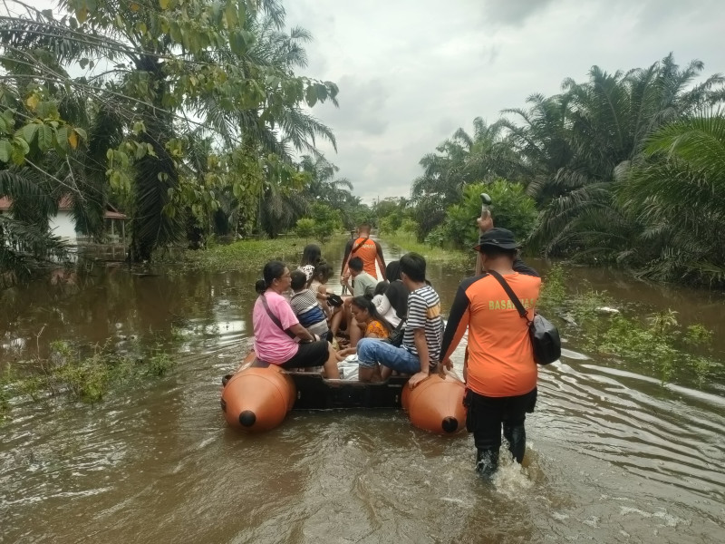 12.813 Jiwa di Riau Terdampak Banjir
