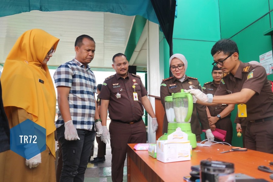 Kejari Inhil Musnahkan Barang Bukti Narkoba