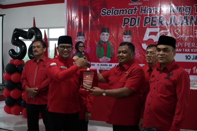 HUT ke 52, Zukri: Terimakasih Rakyat Riau Berikan Dukungan ke PDI Perjuangan