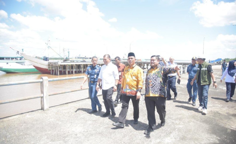 Tinjau Progres Pelabuhan Roro Parit 21, Bupati Inhil: Dalam Waktu Dekat Segera Terealisasi
