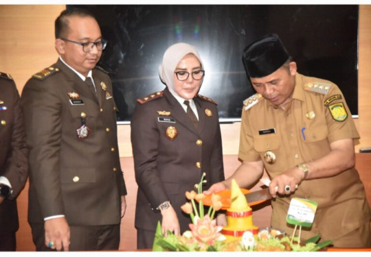 HUT Bhakti Adhyaksa Ke-64, Pj Bupati Inhil Herman: Wujudkan Penegakan Hukum Yang Moderen Menuju Indonesia Emas
