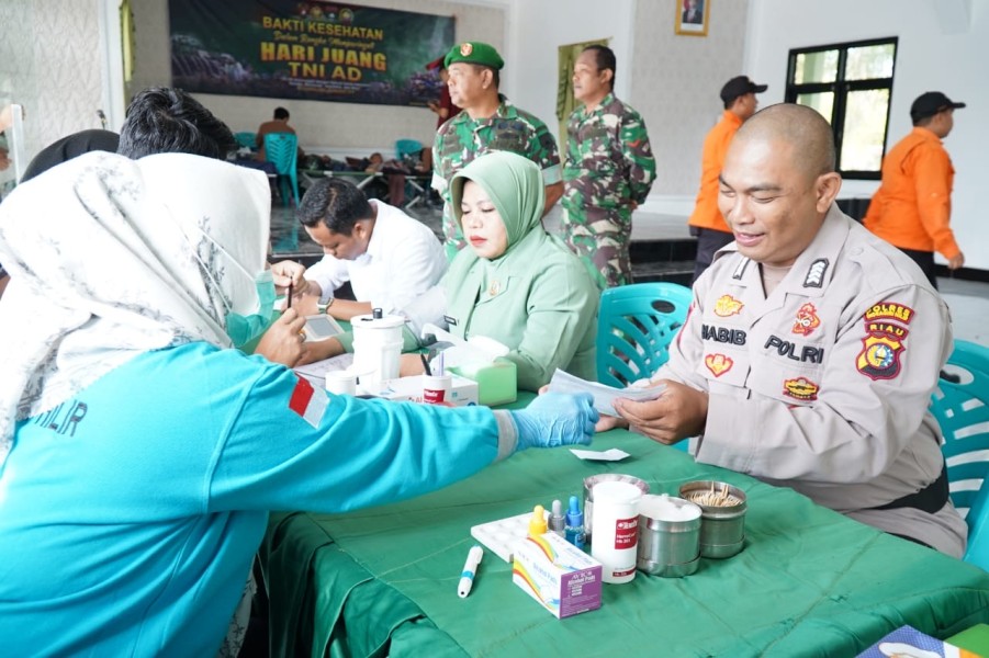 Hari Juang TNI AD 2025, Kodim 0314/Inhil Gelar Baksos