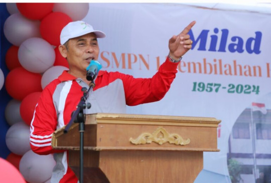 Hadiri Milad Ke-67 SMPN 1 Tembilahan Hulu Pj Bupati Inhil Herman Terkenang Wadah Belajar Paling Inspiratif Gapai Impian