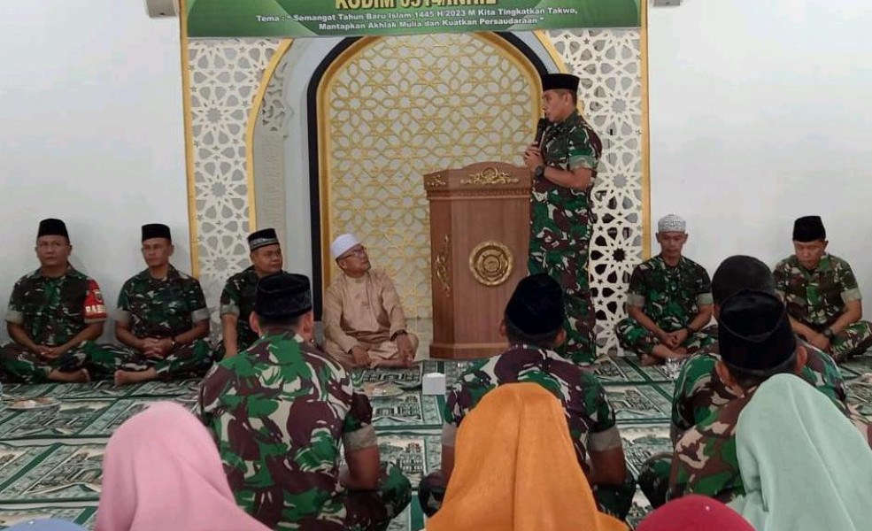 Kodim 0314/Inhil Gelar Doa Bersama