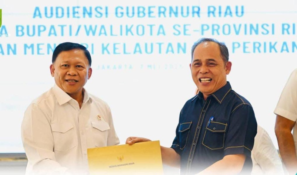 Dihadapan Wakil Menteri Kelautan dan Perikanan RI, Haji Herman Paparkan Potensi Inhil