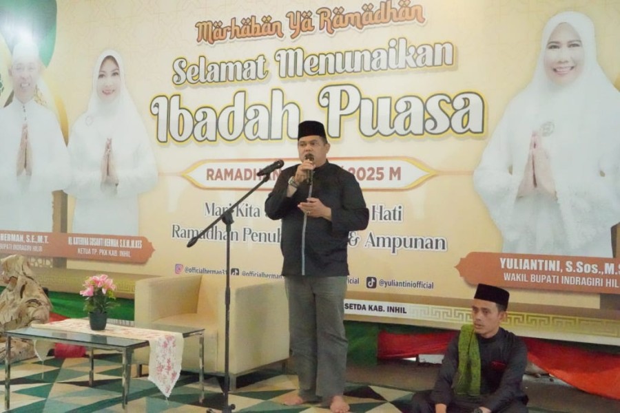 Bupati Inhil Gelar Buka Puasa Bersama dan Doakan Masyarakat yang Terdampak Bencana