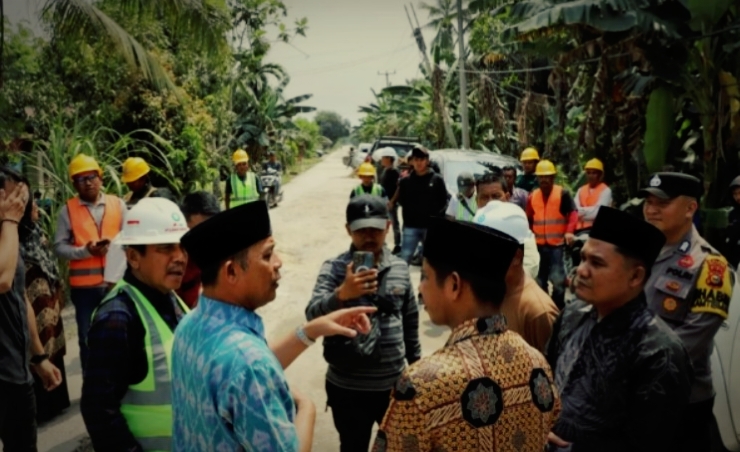 Kerja Cepat, Pj Bupati Inhil Realisasikan Perbaikan Ruas Jalan Sungai Ara Menuju Harapan Tani