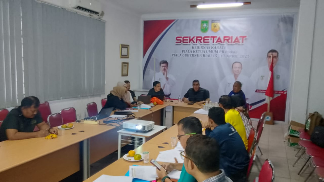 Forki Riau Rapat Koordinator Panitia Kejurnas