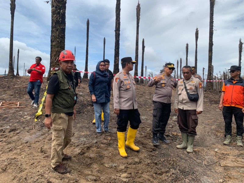 Kebocoran Pipa Gas PT TGI, Kapolda Riau Turun Langsung ke Lokasi Batu Ampar