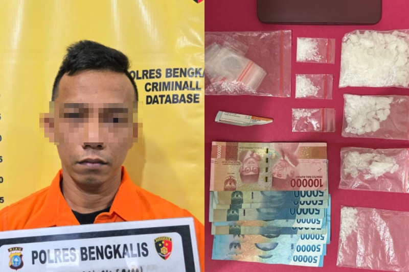 Edarkan Sabu, Seorang Nelayan Diringkus Polres Bengkalis