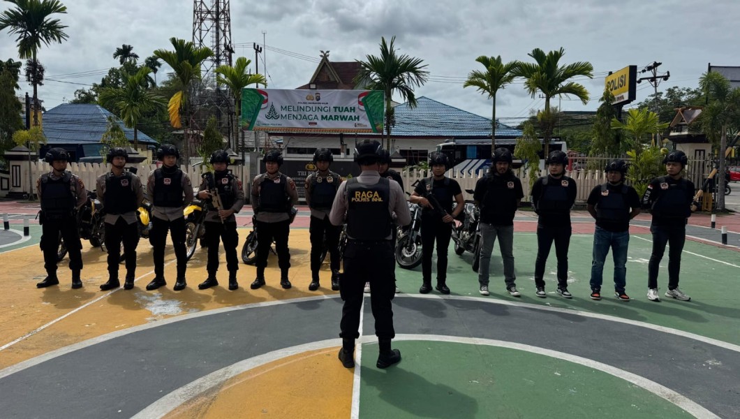 Tim Raga Polres Inhil Gelar Patroli Skala Besar Antisipasi Premanisme dan Geng Motor