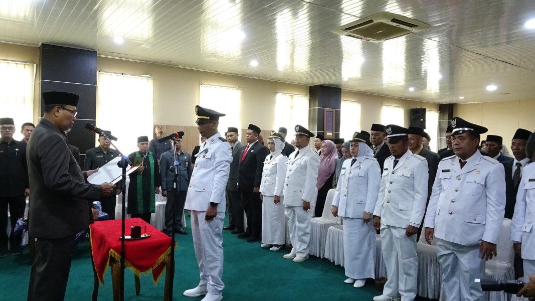 Berikut Daftar 36 Pejabat di Lingkungan Pemkab Inhil yang Resmi Dilantik