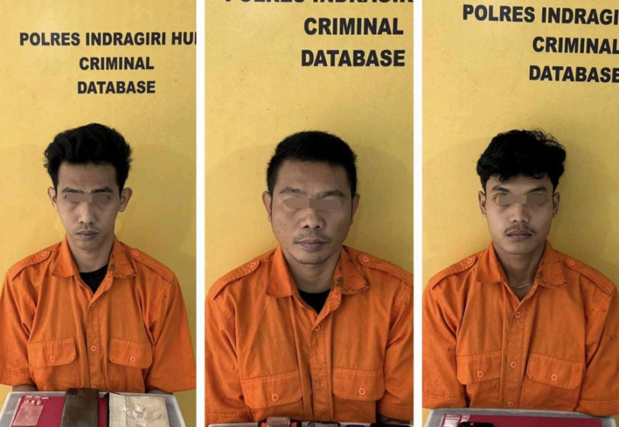 Satresnarkoba Polres Inhu Berhasil Ringkus Pelaku Narkoba di Tempat Berbeda