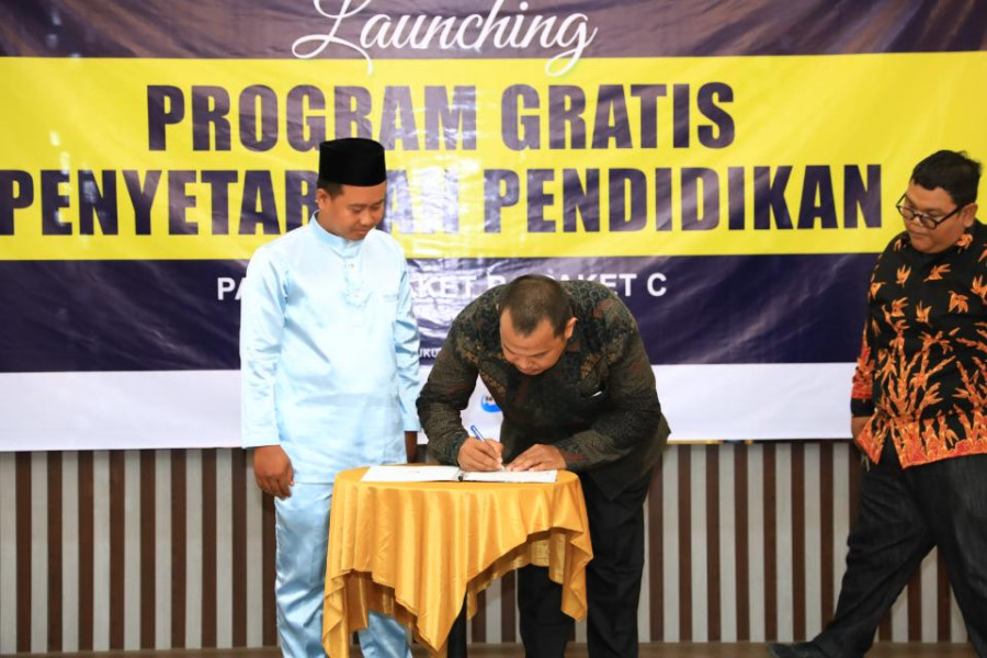 BDPN dan PKBM Inhil Launching Program Gratis Penyetaraan Pendidikan