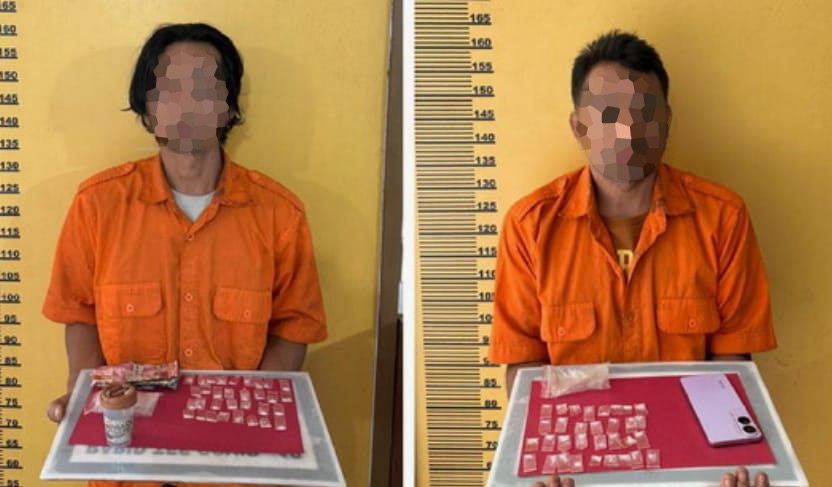 Edarkan Sabu di Pelosok Pedalaman, 2 Pemuda Diringkus Polres Inhu