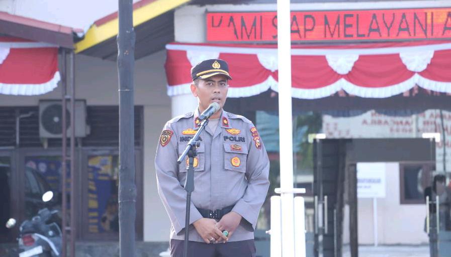 Polres Inhil Apel Gabungan Persiapan Pengamanan Malam Takbiran Idul Adha