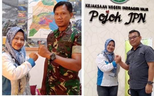 Tingkatkan Sinergitas, PPWI Inhil Bersilaturahmi Ke Kejaksaan Negeri Dan Kodim 0314 Inhil