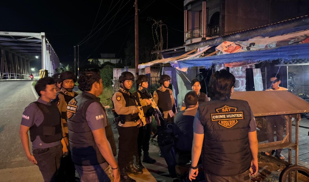 TIM RAGA Gencar Operasi Perangi Premanisme dan Genk Motor di Tembilahan