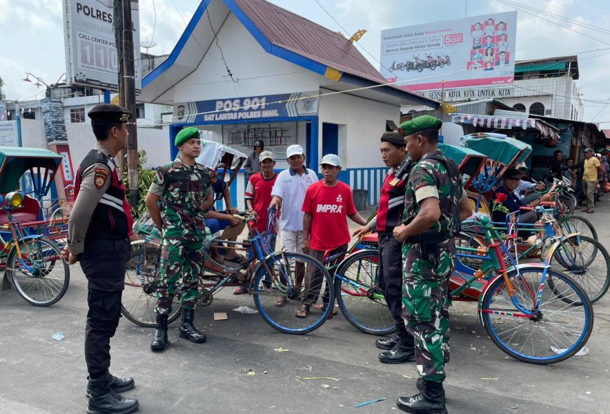TNI Polri di Inhil Intensifkan Patroli Gabungan Jelang Pilkada 2024