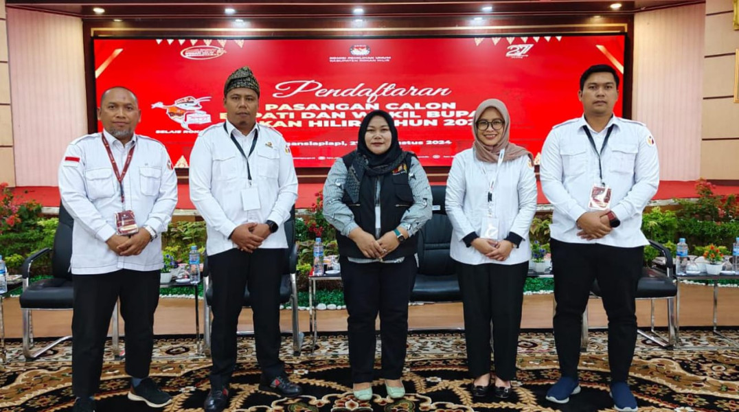 Seluruh Komisioner Bawaslu Hadir Untuk Awasi Pendaftaran Cakada Rohil