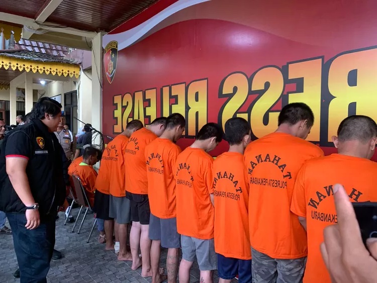 10 Tahanan Polsek Rumbai Berhasil Kabur Ditangkap Kembali