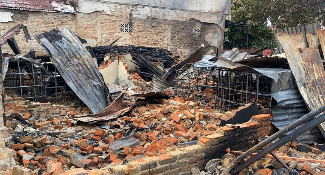 Gudang Penampung BBM Jenis Solar Ilegal di TKP Kebakaran, Terbakar  Barang Bukti Hilang