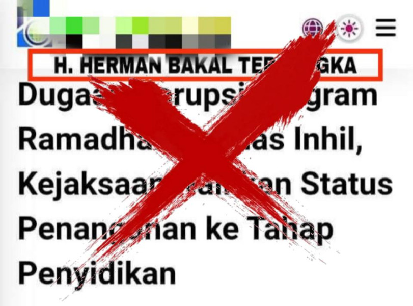 Menjatuhkan Elektabilitas Haji Herman Melalui Penggiringan Opini Kasus Baznas, Ini Kata Kejari
