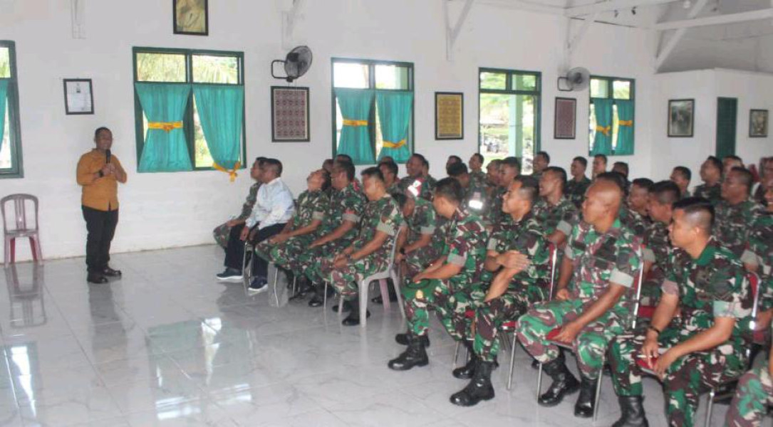 Dandim 0314/Inhil Tekankan Prajurit Harus Bijak Gunakan Medsos