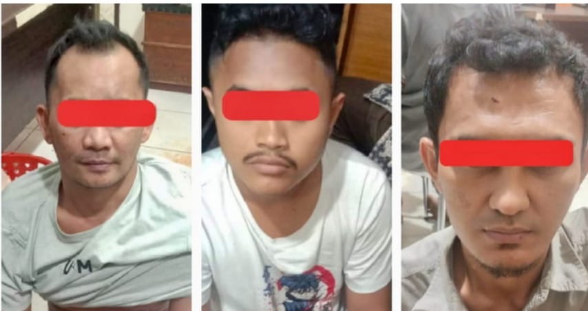 Polres Pelalawan Bekuk Komplotan Curanmor di Pekanbaru