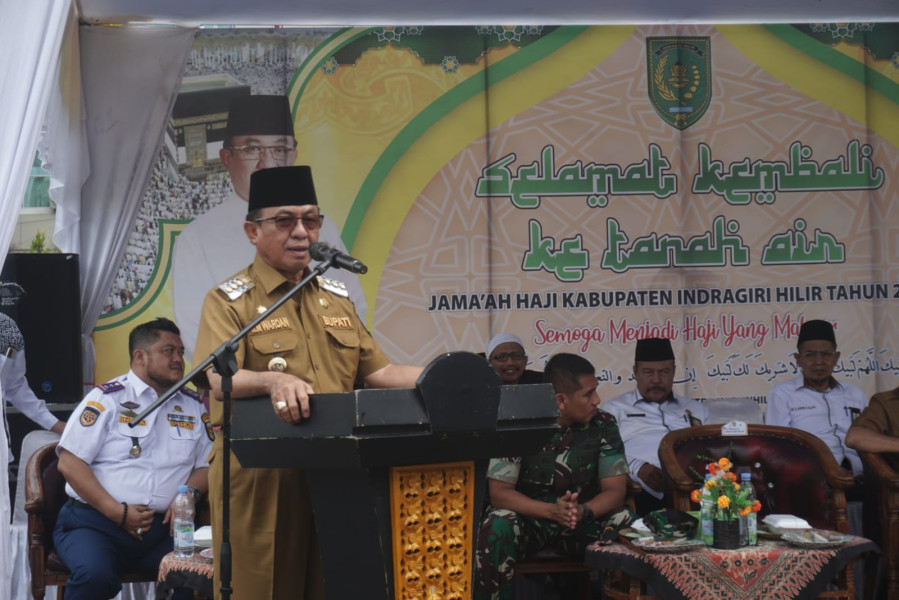 Bupati Inhil Komitmen Berikan Pelayanan Prima ke Jamaah Haji