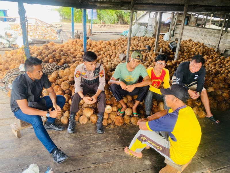 Cooling System, Persenel Polsek Kuindra Giat Berikan Himbauan Keamanan