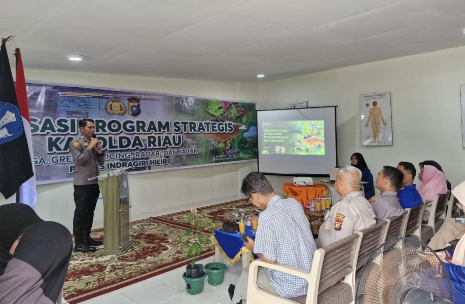 Polres Inhil Gelar Sosialisasi Program Strategis Kapolda Riau di Stikes Husada Gemilang