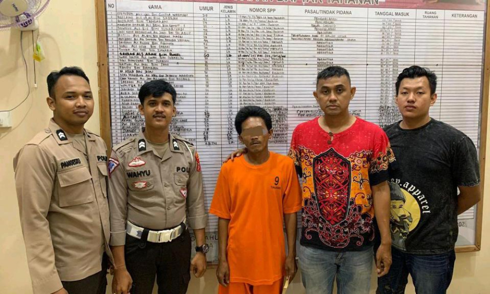 Polres Inhil Amankan Tersangka Tabrak Lari