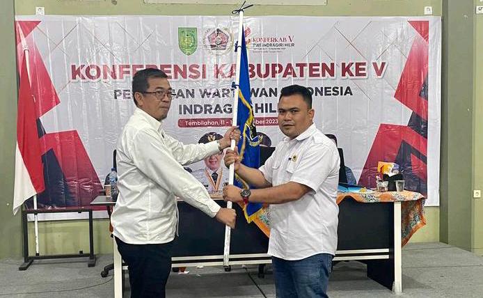 Ardiansyah Julor Kembali Terpilih Ketua PWI Inhil Periode 2023-2026