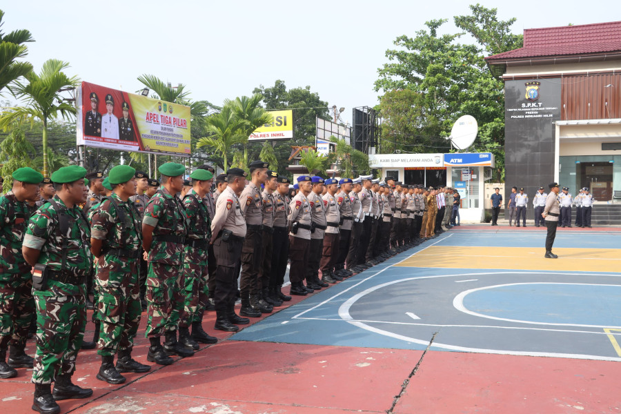 Tiga Pilar Apel Kesiapan Pengundian Nomor Urut Calon Bupati