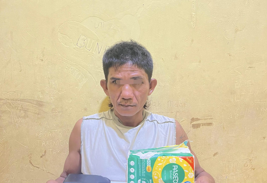 Pria Paruh Baya di Inhu Diborgol, 27 Paket Sabu Disita