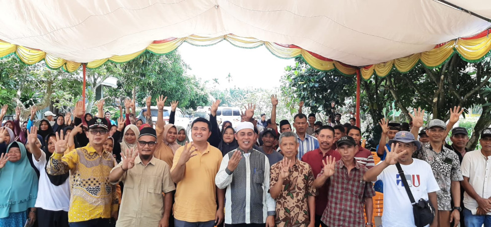 Pasangan Herman-Yuliantini Kampanye di Bayas Jaya: Fokus pada Infrastruktur dan Kesejahteraan Petani