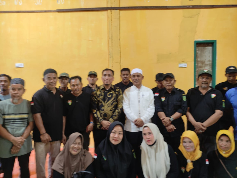 Giliran Laskar Melayu Riau Kecamatan Keritang dan Kempas Siap Menangkan Paslon Nomor 4
